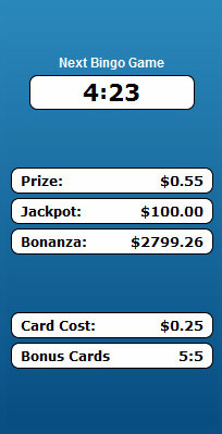 bingo liner 75 ball bingo game payouts prizes jackpots