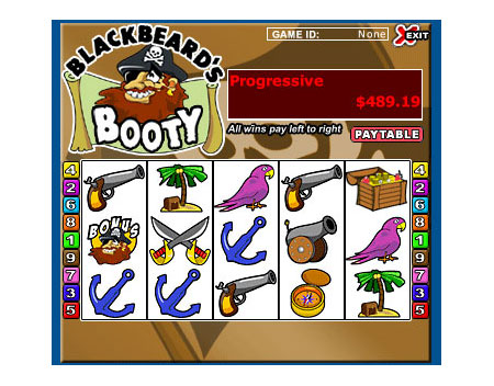 bingo liner blackbeards booty 5 reel online slots game